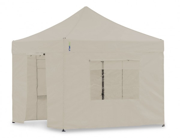 Seitenwand-Set Sand 3x3m für Tentastic Faltpavillon Polyester