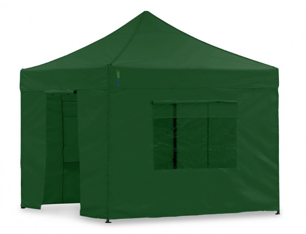 Seitenwand-Set Grün 2,3x2,3m für Tentastic Faltpavillon Polyester